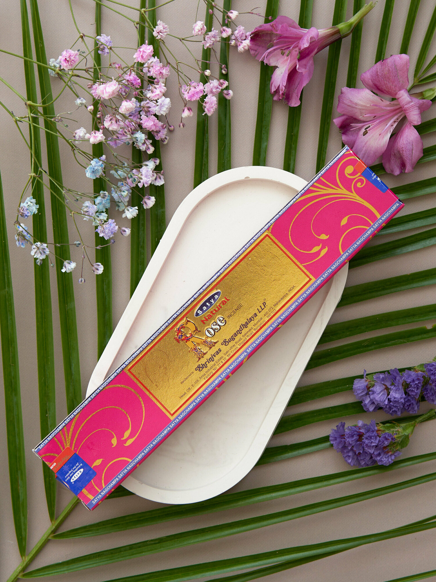 фото Индийские благовония Satya Natural Rose (Натуральная Роза) 15 гр