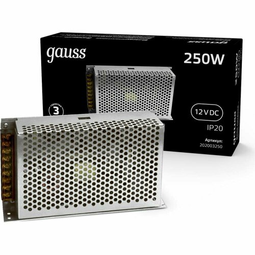 Блок питания Gauss LED STRIP PS 250W 12V