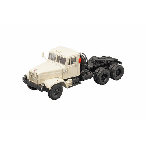 Kraz 258B1 saddle tractor 1987-1993 white (ussr russia) | краз 258Б1 седельный тягач 1987-1993 белый