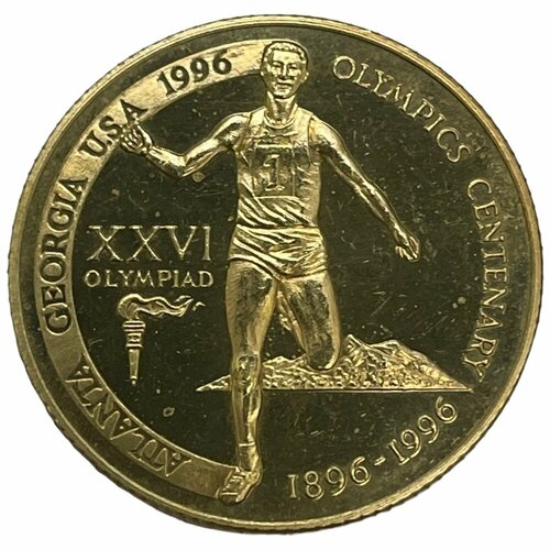 Танзания 2000 шиллингов 1996 г. (XXVI летние Олимпийские Игры, Атланта 1996 - Марафон) (Br) (PP) (2)