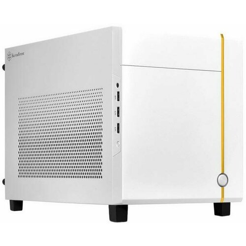 Корпус mini-ITX SilverStone SST-SG14W SUGO Без БП белый