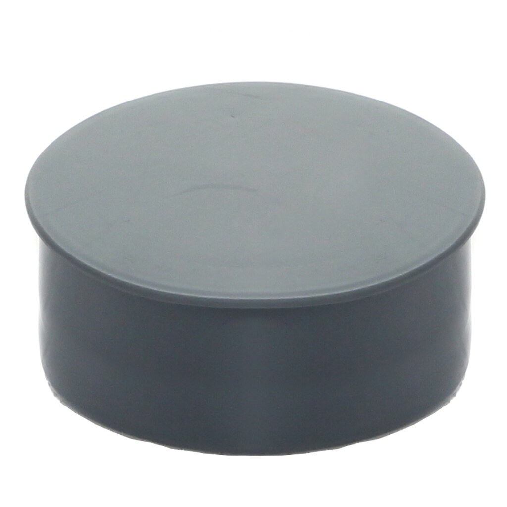 Заглушка канализационная 50 мм ПВХ Мультимирпласт ЗГЛ ВК 50  серая для труб