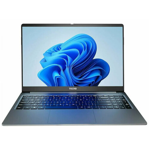 Ноутбук TECNO Megabook T1 T15DA Space Grey (4894947004964) 15.6 Ryzen 7 5800U Radeon Graphics 16ГБ SSD 512ГБ MS Windows 11 Home Серый