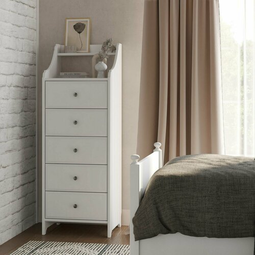 Комод вествик, 48х136х49, белый, ГУД лакк