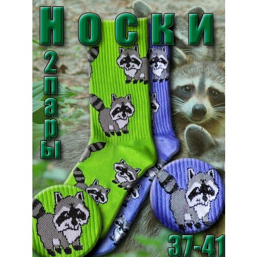 фото Носки happy frensis, 2 пары, размер 38-41, зеленый