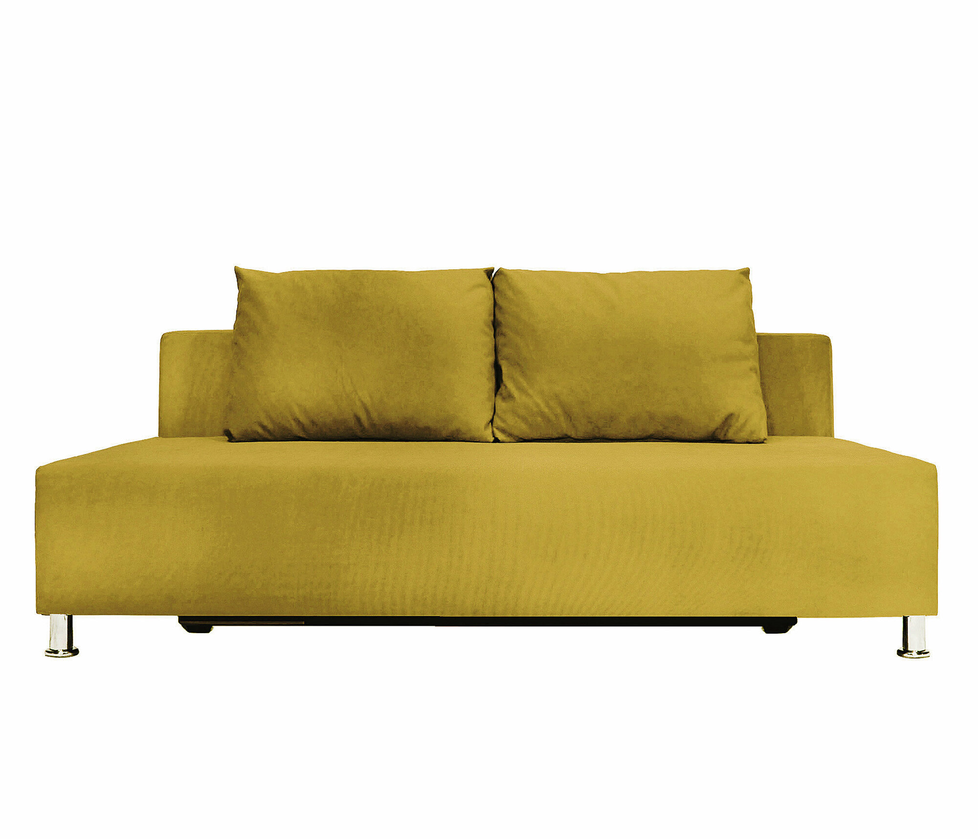 фото Диван кровать Парма 140 желтый Велюр еврокнижка ППУ