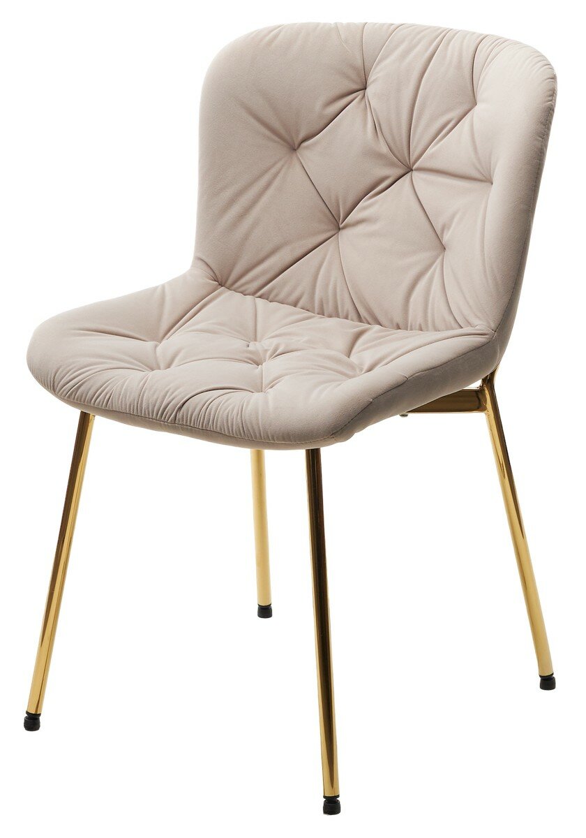 фото Стул MILAN 505-7 Капучино, без "пальчиковый" / золотой каркас М-City