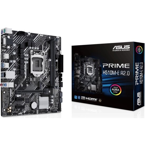 Материнская плата Asus PRIME H510M-E R2.0 (LGA1200, mATX)