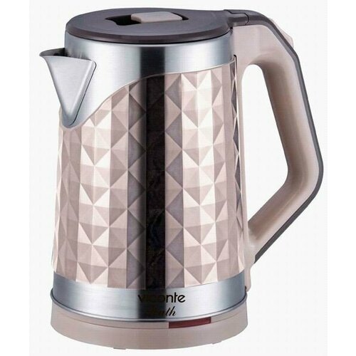 Чайник электрический VICONTE VC-3295 бежевый 2л нержавейка 1268046 262200₽