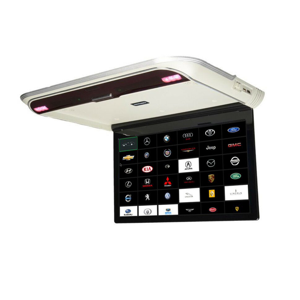 Автомобильный потолочный монитор 19,5" ERGO ER1950AN на ANDROID (серый) — фото 10