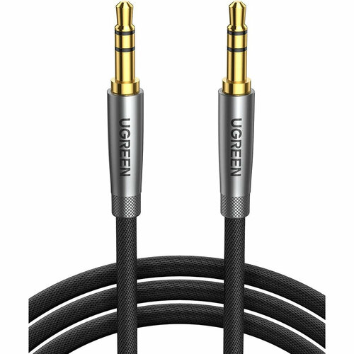 Кабель Ugreen AV150 3.5 mm Male to 3.5 mm Male Cable (2 метра) чёрный (70899) кабель ugreen av150 3 5 mm male to 3 5 mm male cable 2 метра чёрный 70899