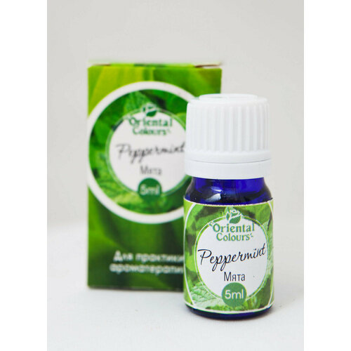 Масло эфирное абсолют Shri Ganga Мята/Peppermint 5 мл