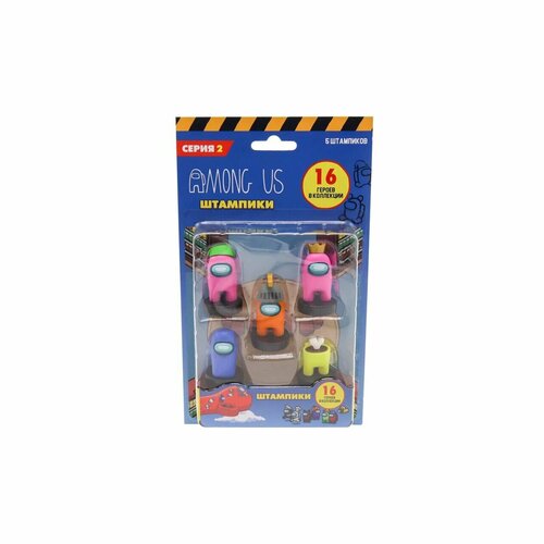 Набор игровой PMI Among Us штампики 5шт AU5240-2