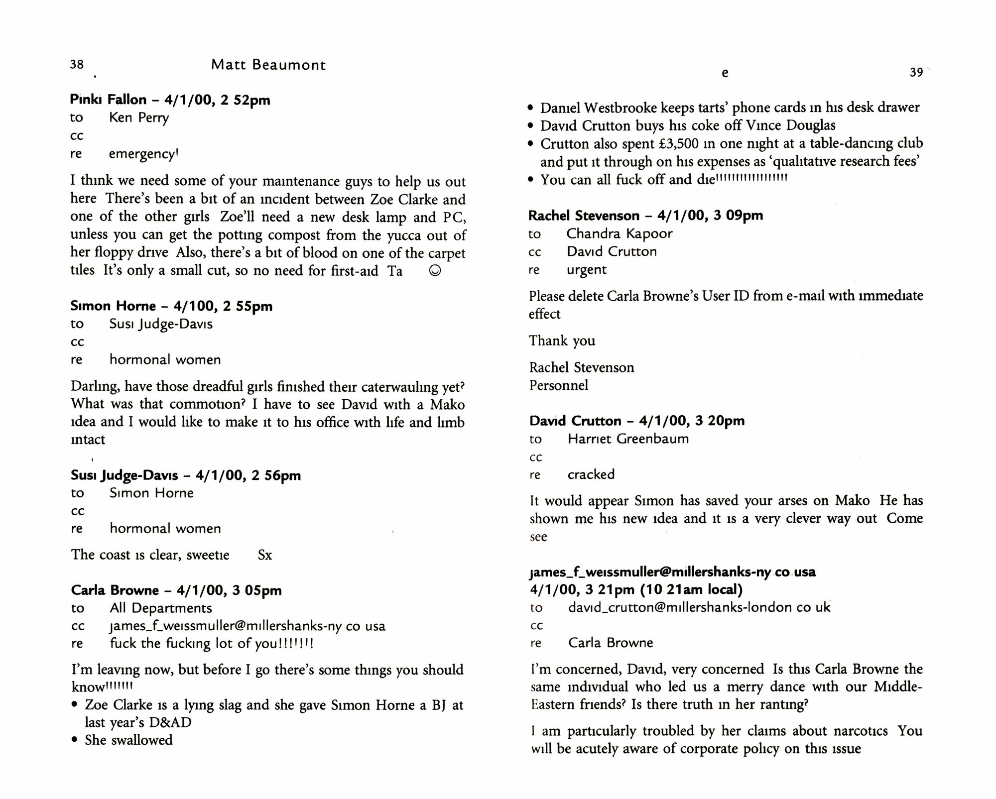 E. A Novel / Beaumont Matthew / Книга на Английском - фото №2