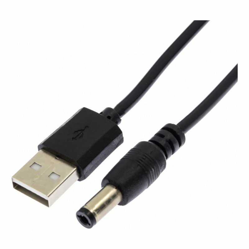 Кабель для зарядки USB-DC (разъем 5.5x2.5) 1 м