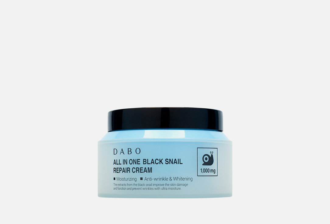 Восстанавливающий крем для лица Dabo, black snail mucin 100мл