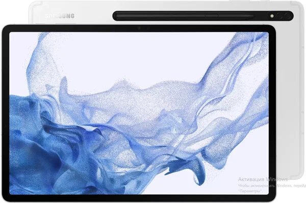 12.4" Планшет Samsung Galaxy Tab S8+ (2022), 8/256 ГБ, Wi-Fi + Cellular, стилус, Android, серебро