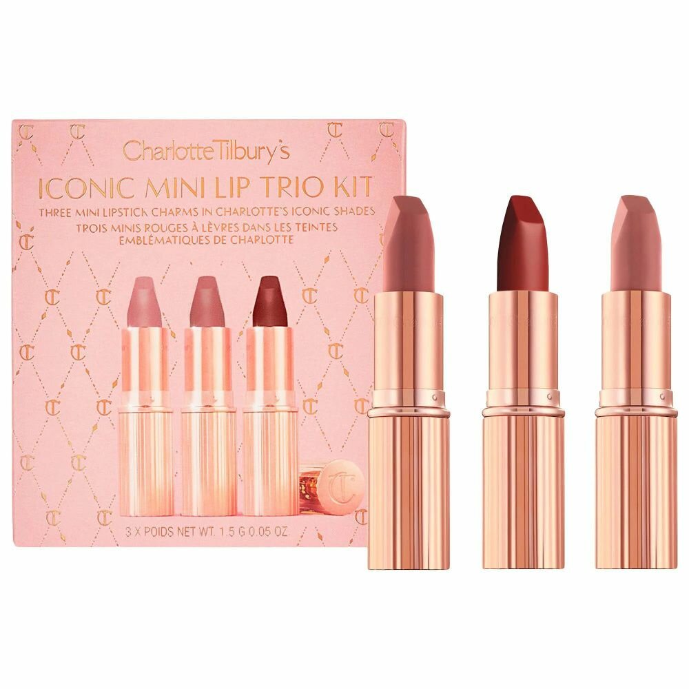 Подарочный набор помада Charlotte Tilbury Iconic Mini Lip Trio Kit