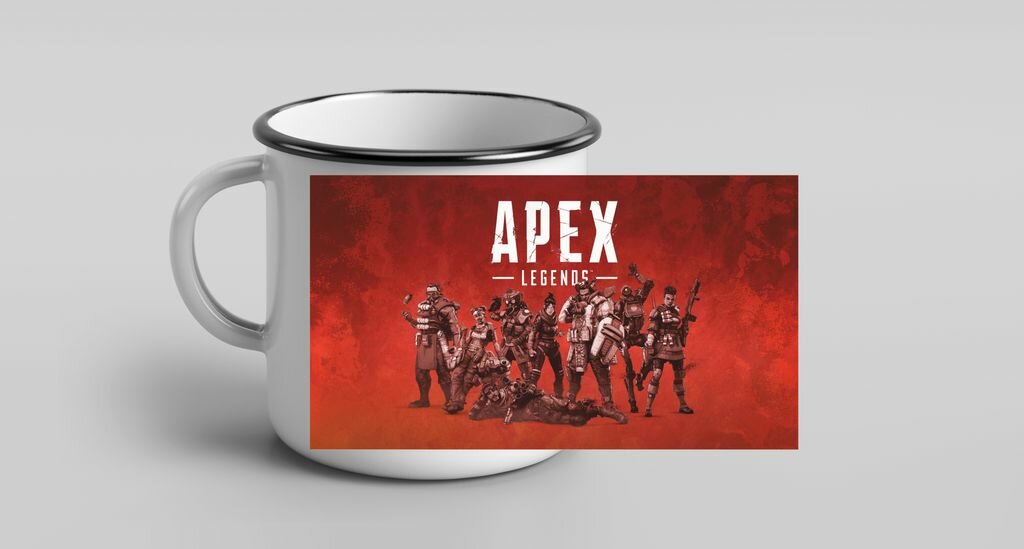 Кружка металлическая эмалированная APEX LEGENDS, апекс легендс №4