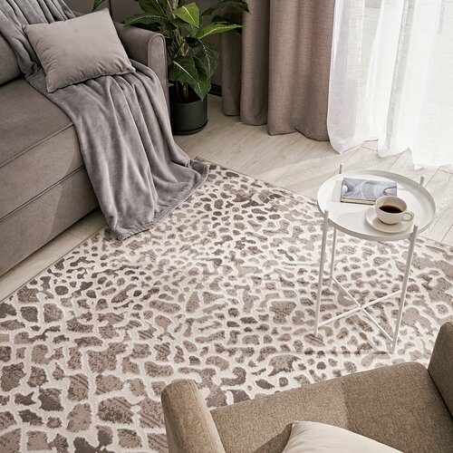 Ковер полипропилен Рони F067 80x120 см цвет кремовый 2820₽