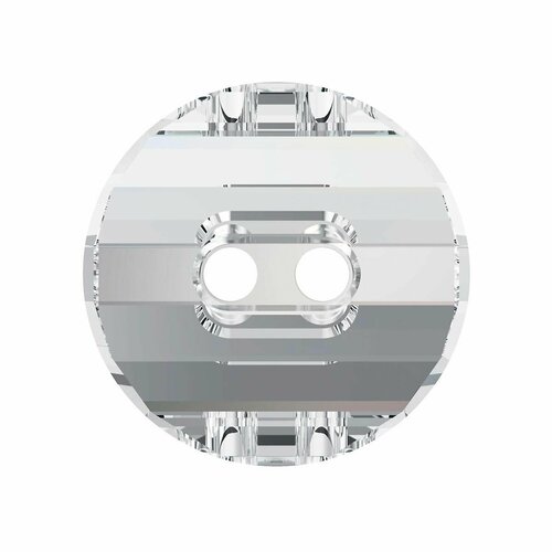 Круглые Пуговицы Swarovski 3035, 10мм, Crystal, 5шт