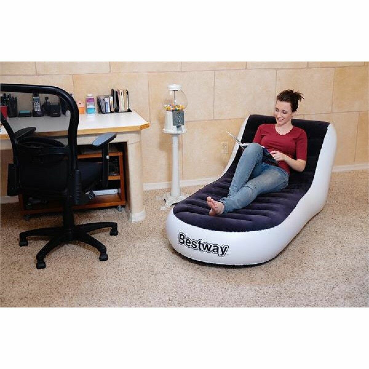 75064 Надувной шезлонг Chaise Sport Lounger 165х84х79 см Bestway