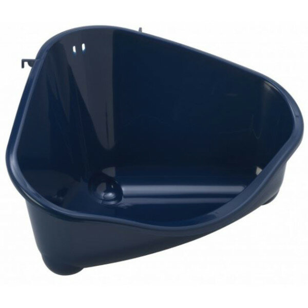 фото Moderna Туалет для грызунов pet's corner угловой малый, 18х12х9 см, черничный