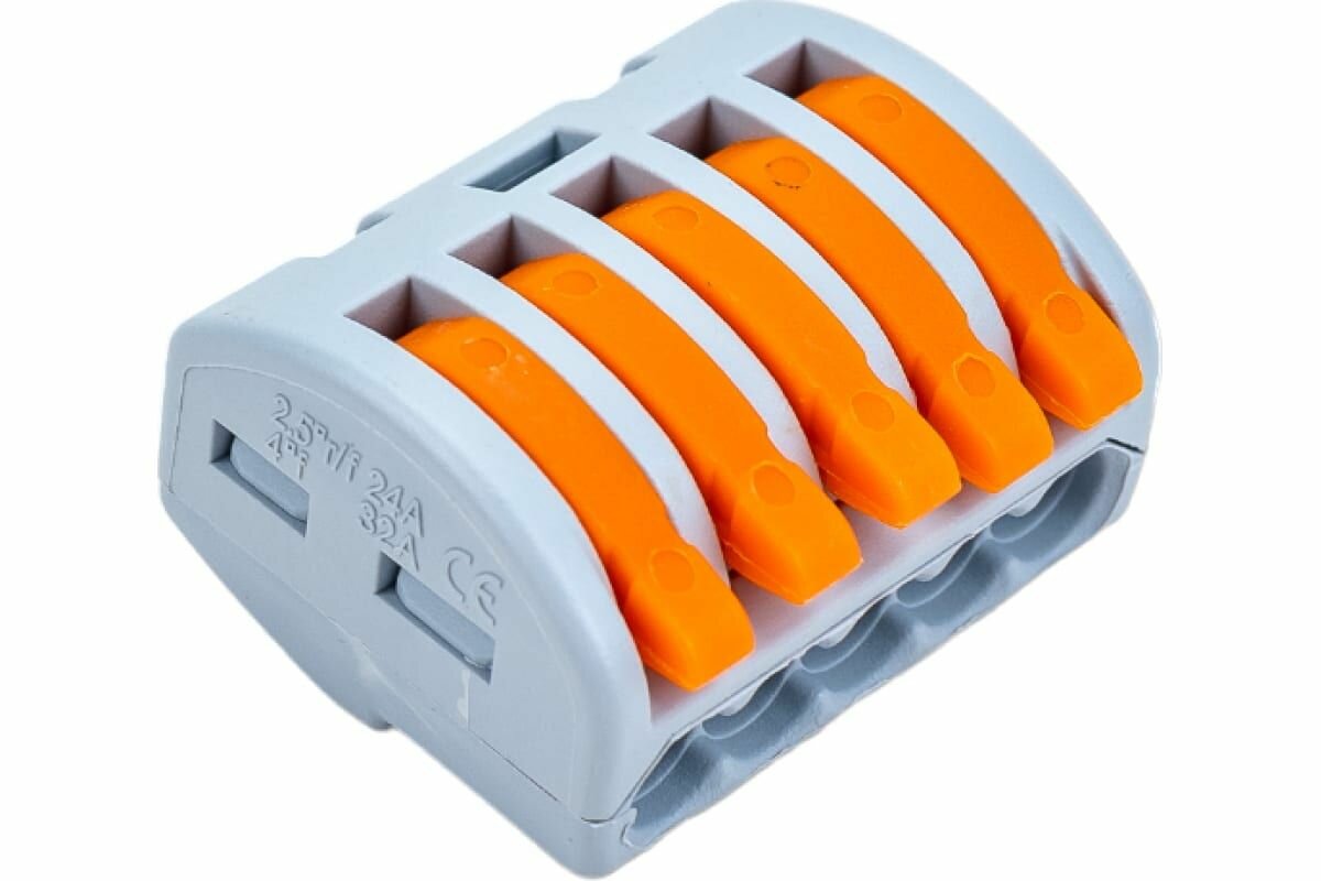 фото Пятипроводная клемма Gigant 20 шт/уп GCT-222-415-20