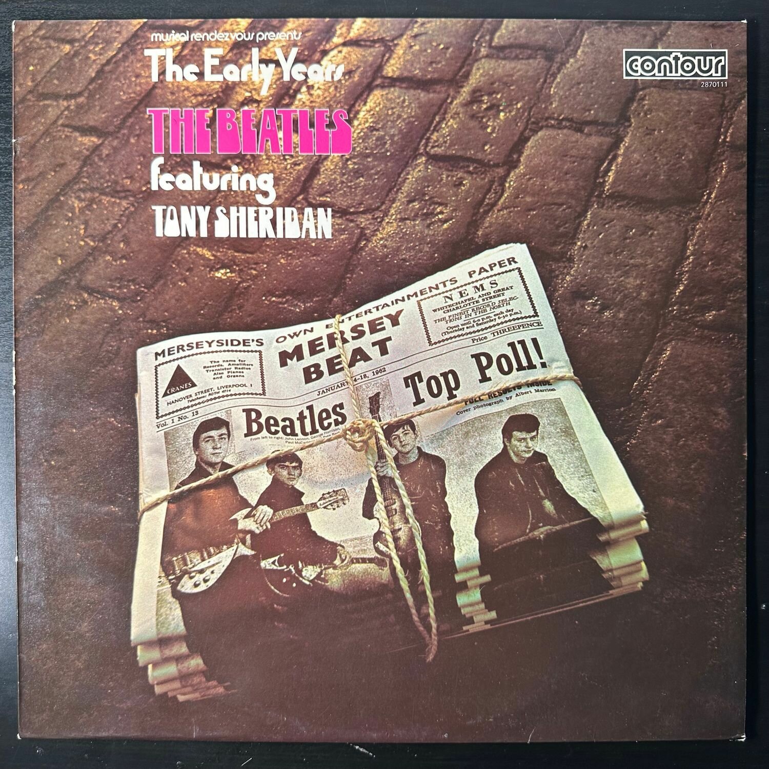 Виниловая пластинка The Beatles Featuring Tony Sheridan The Early Years (Англия 1971г.)
