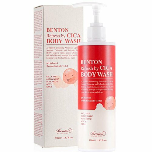 BENTON Гель для душа с центеллой и салициловой кислотой Refresh By Cica Body Wash