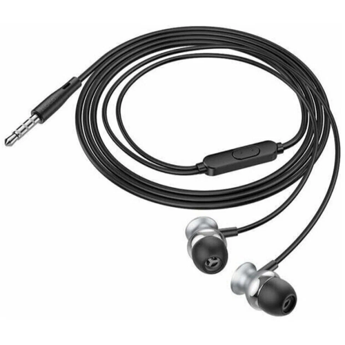 Проводные наушники Hoco M106 Fountain черный 500₽