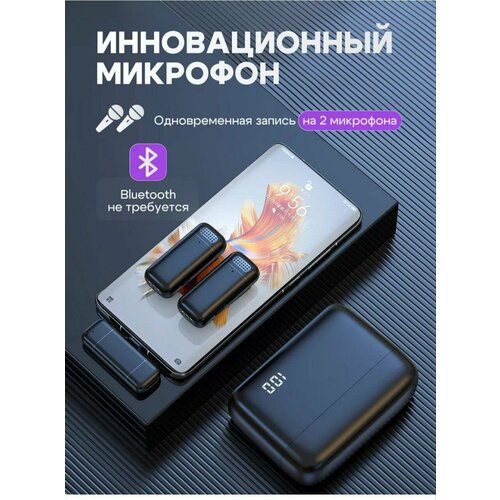 Микрофон петличный беспроводной 2 шт 154900₽