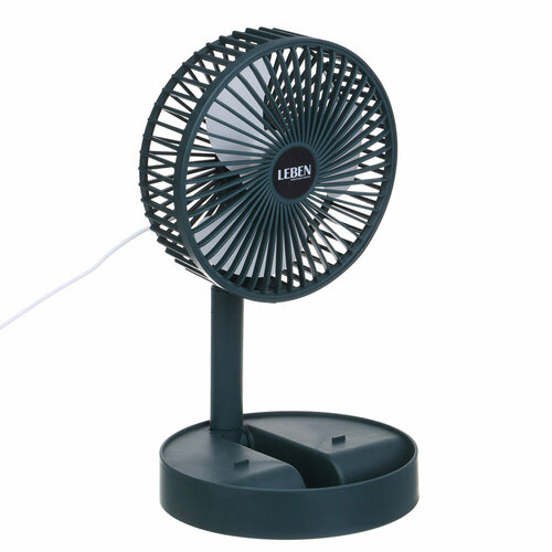 LEBEN Вентилятор складной 29-36 см 1 скорость 51700₽