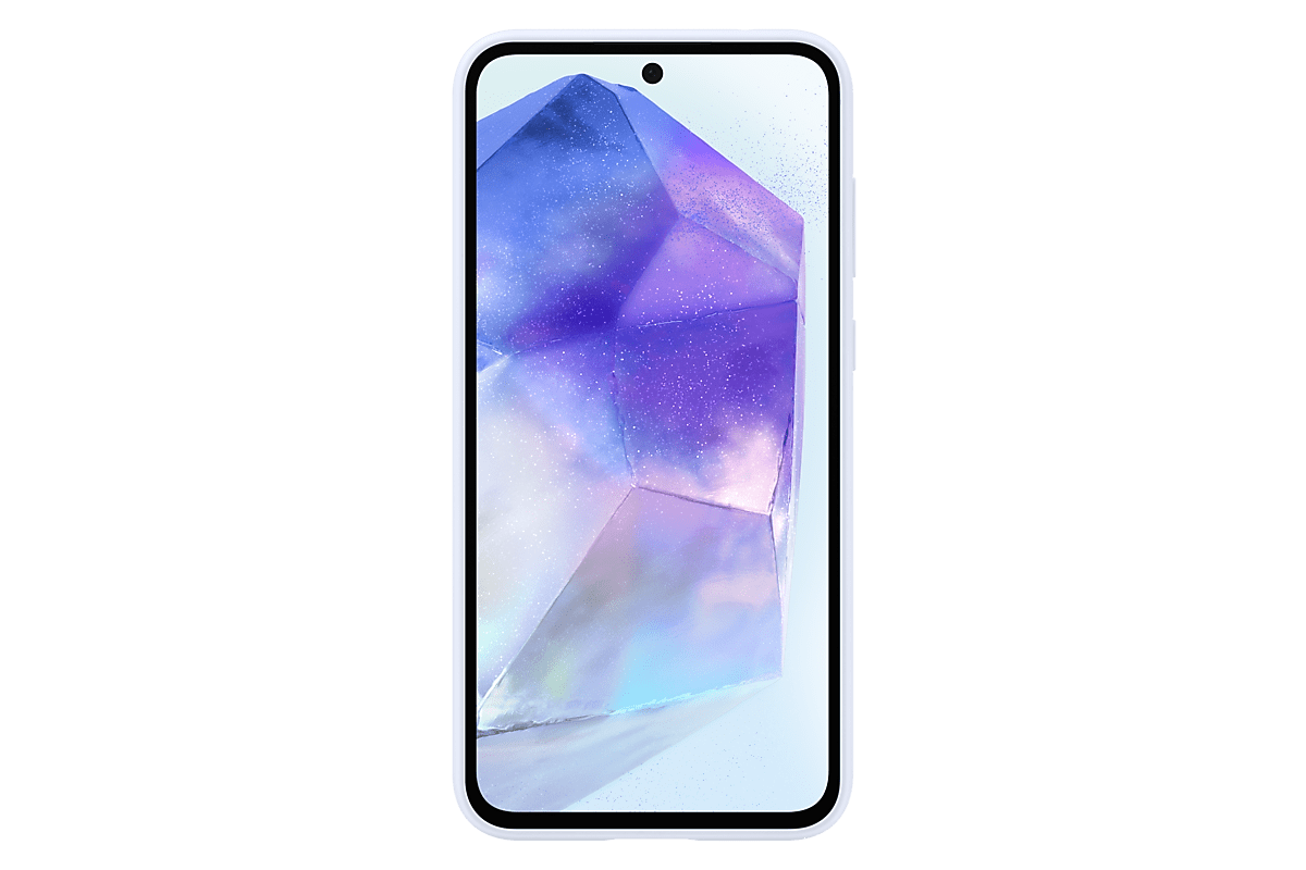 Чехол Samsung Silicone Case A55, светло-голубой — фото 1