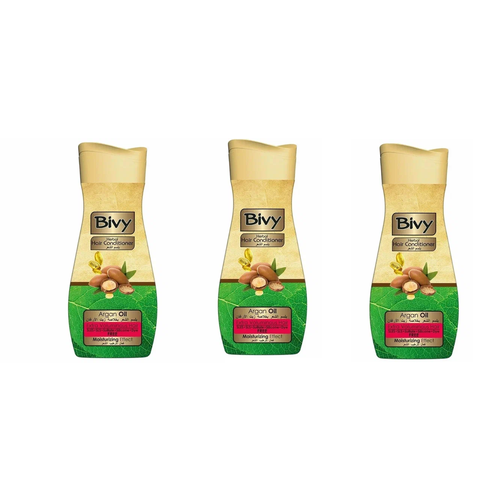 Кондиционер для волос Bivy с маслом арганы, 600мл 3 шт