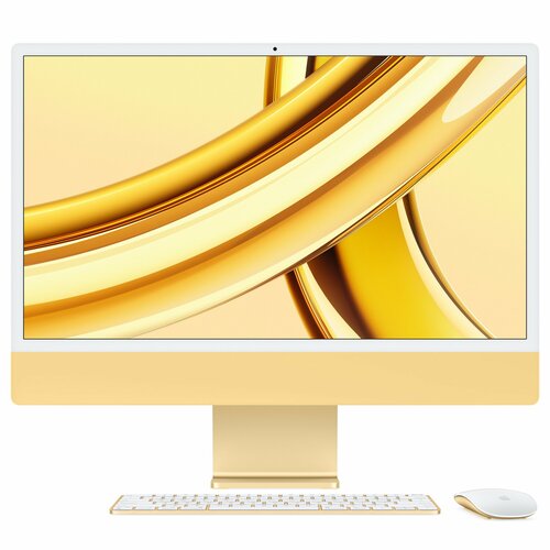 Моноблок Apple iMac 24 45K 2023 Yellow Z19W000BS M316GB2TB SSDApple graphics 10-coreWi-FiBTMacOSрусская раскладка 34899000₽