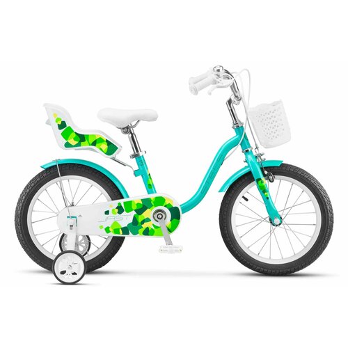 Велосипед детский 16 Stels Jast KB Z010 Мятный для девочки на рост 100-125 см от 4 до 6 лет 9500₽