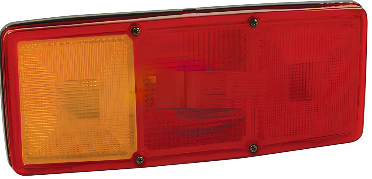 фото Фонарь задний 3-секционный прав без подсветки MB O300/400/S200/300/SK/MK/NG/Iveco PA/MK/P TD0250009R (Tang De)
