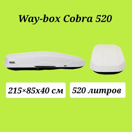 Автобокс Way-box Cobra 520 белый усиленный