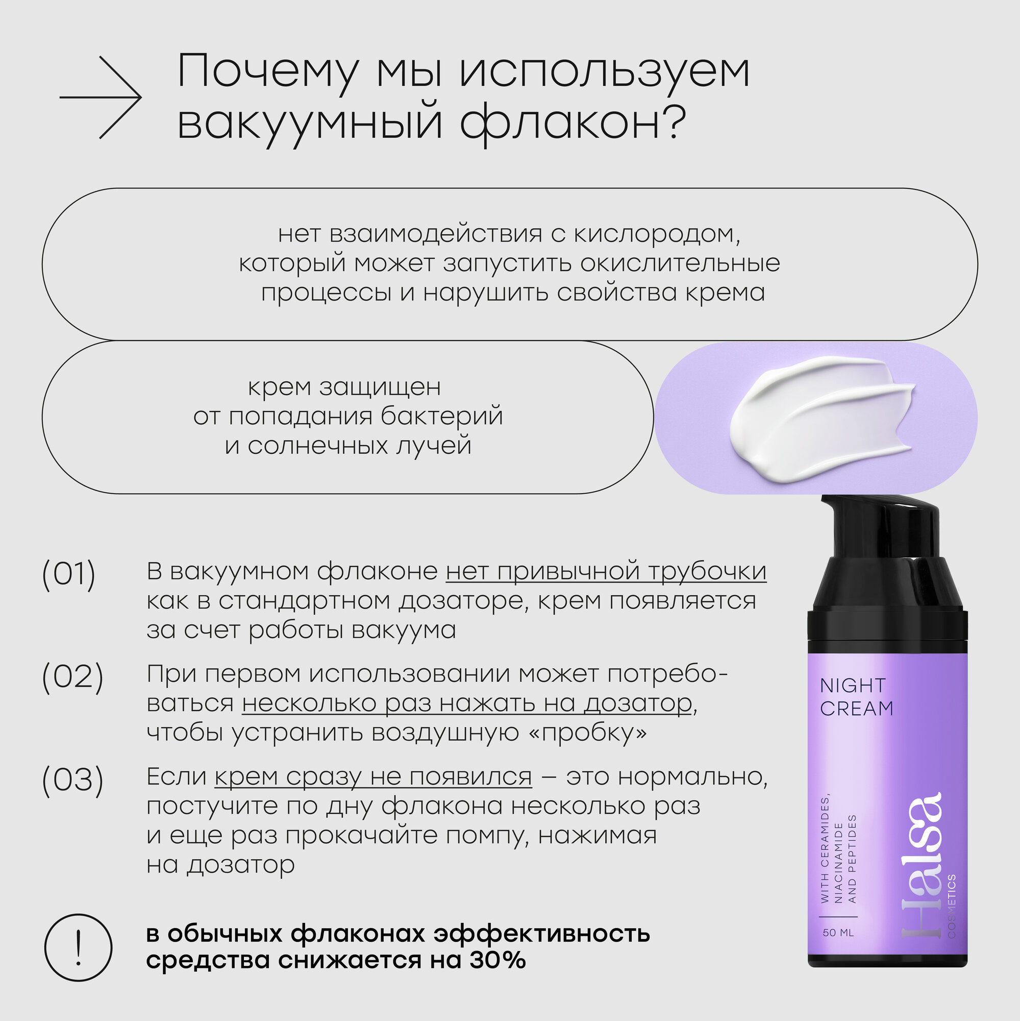 Косметика Для Кормящих Halsa Cosmetics Крем для лица ночной увлажняющий антивозрастной питательный, 50мл