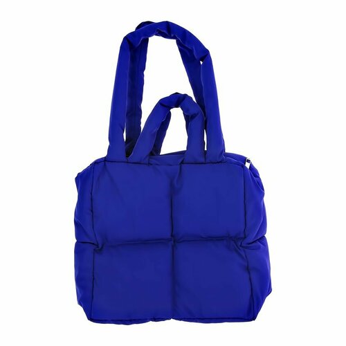 Сумка шоппер Lady Pink фактура гладкая синий 1501₽