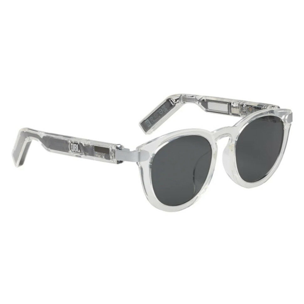Умные аудио очки JBL Soundgear Frames, круглая оправа, белый (JBLSNDGEARFMSSPRL)