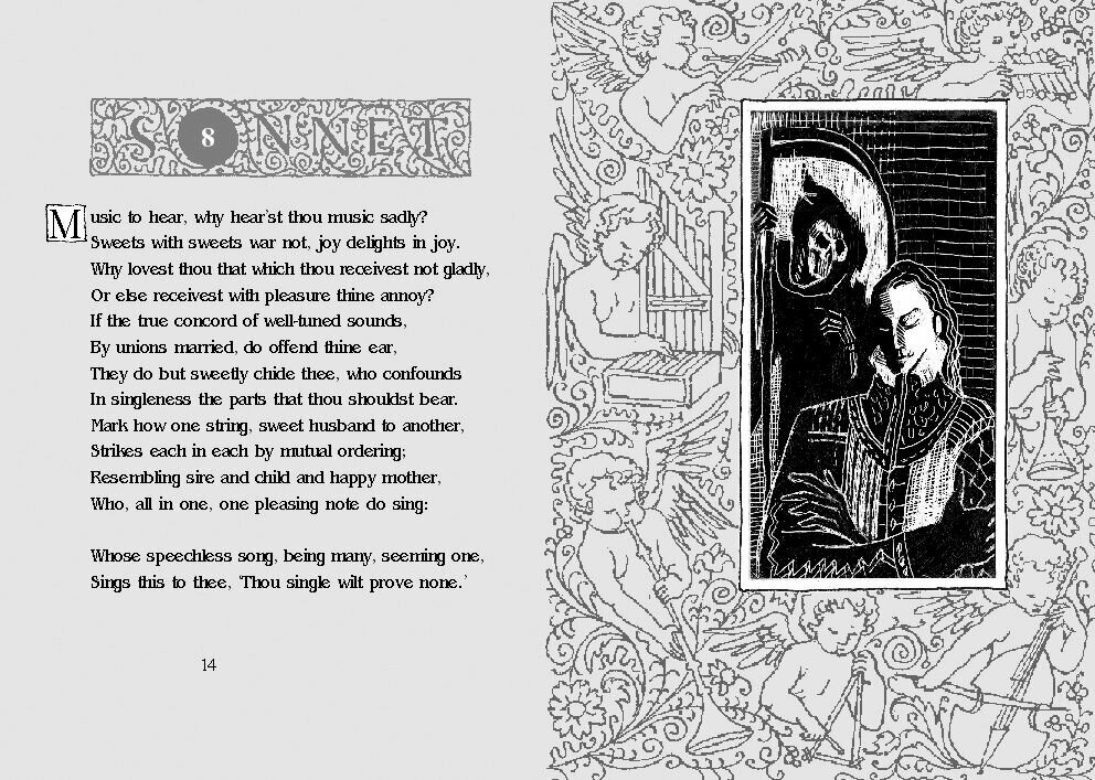 Миниатюрная книга. W.Shakespeare. Sonnets (eng) — фото 1