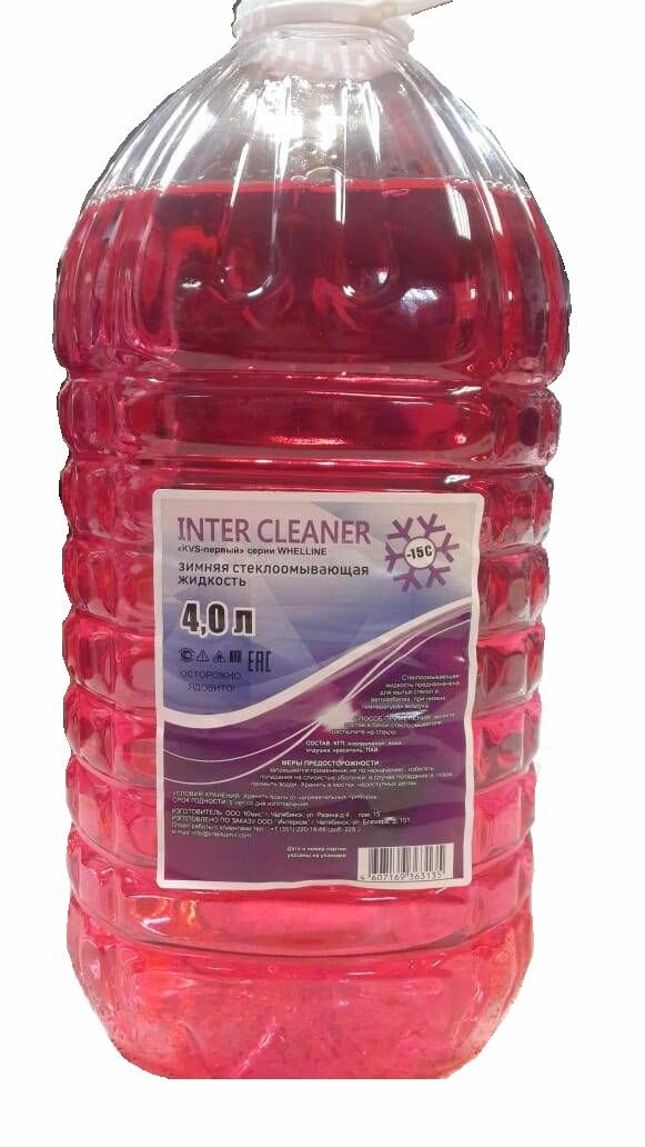 Стеклоомыватель летний 4л INTER CLEANER