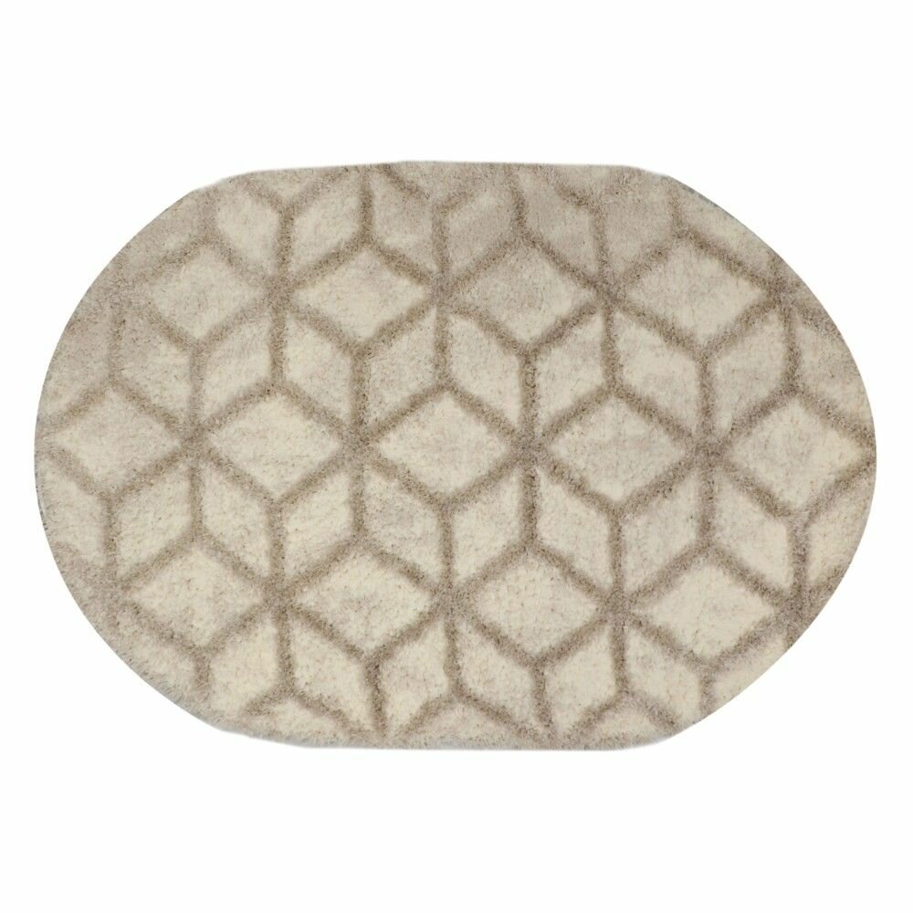Ковер Kaplanser Reflex S757C Cream Овал (1.2x1.7 м) джут кремовый