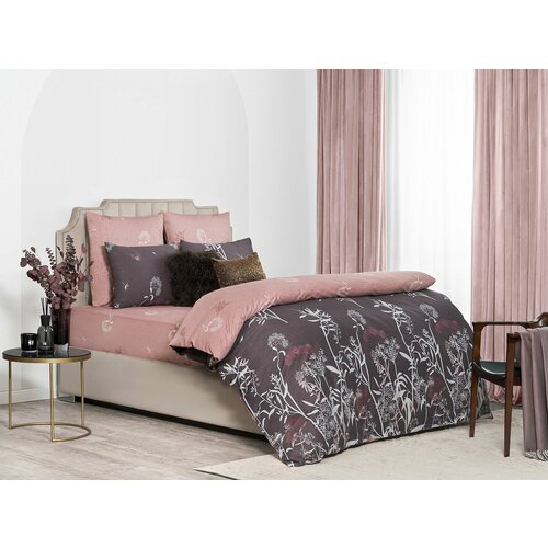 Простынь на резинке 2 спальная хлопок сатин