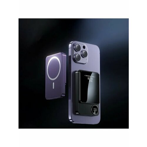 Магнитный Powerbank MagSafe для iPhone 15141312 Быстрая зарядка 225 W 10000 mAh LED Display 209900₽