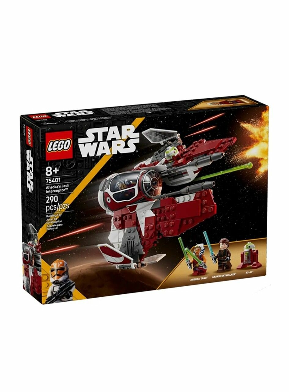Конструктор LEGO 75401 Джедайский перехватчик Асоки / Star Wars Ahsokas Jedi Interceptor 290 дет. — фото 1