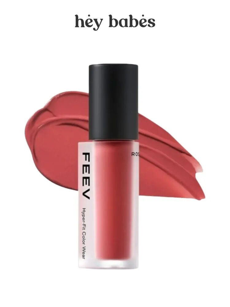 Увлажняющий вельветовый тинт в приглушённом розовом оттенке FEEV Hyper-Fit Color Wear Rosy Day