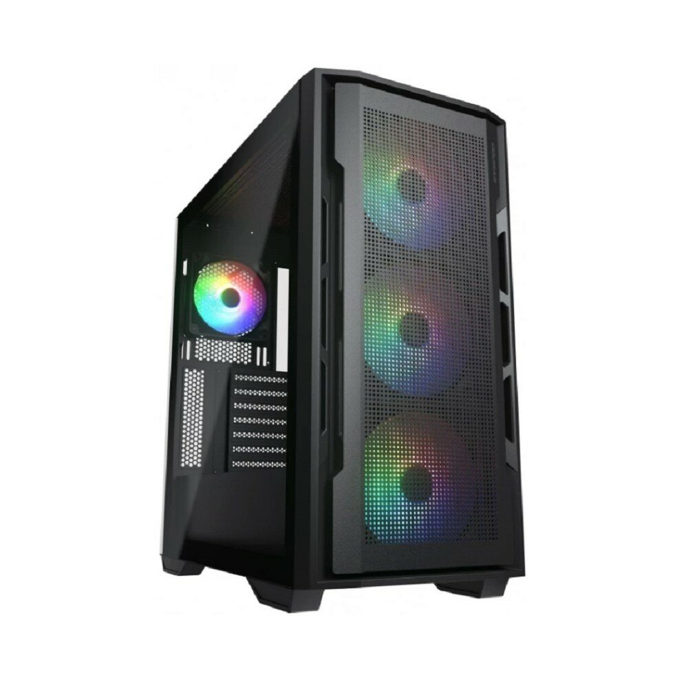 Cougar Корпуса Корпус Uniface X RGB V2 Black, 4x140mm ARGB PWM Fan, ARGB PWM Fan Hub, без БП, E-ATX